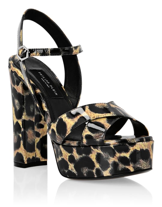 Sandalias Tacones Altos Leopard - Image 1