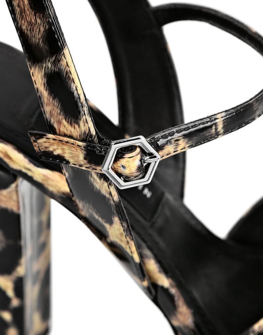 Sandalias Tacones Altos Leopard - Image 2