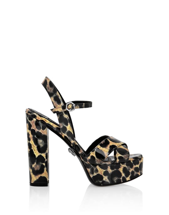 Sandalias Tacones Altos Leopard - Image 3