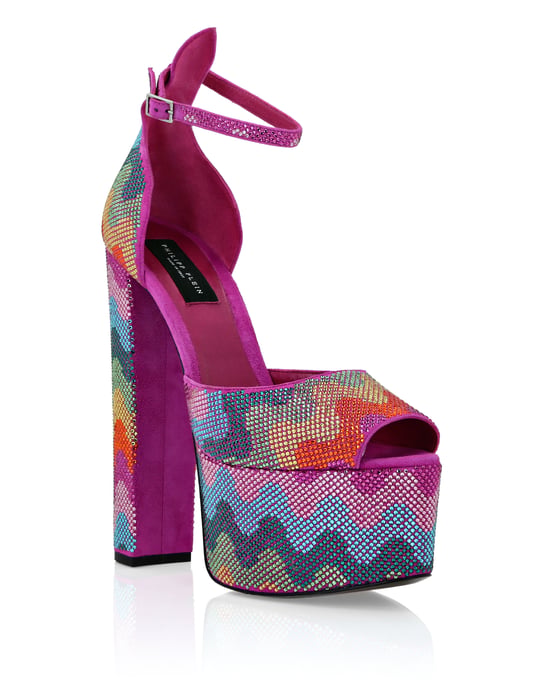 Sandalias Tacones Altos Rainbow Waves - Image 1