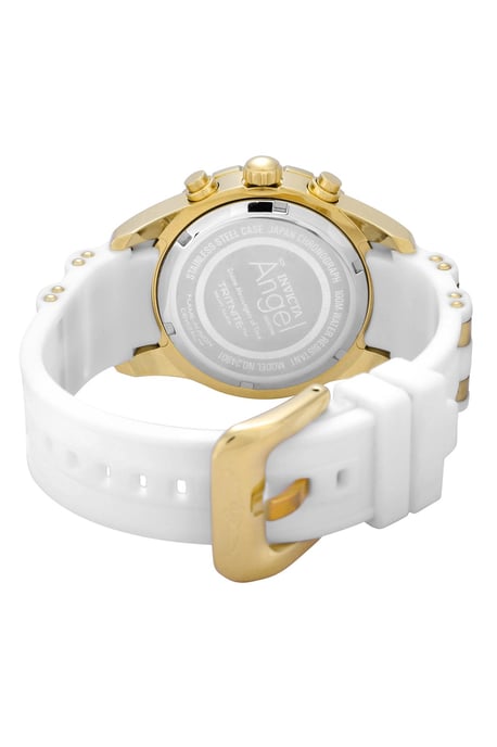Invicta Angel 24901 Reloj de Mujer - Movimiento de Cuarzo - Acero Inoxidable con Esfera Blanca - 40 mm - Image 4