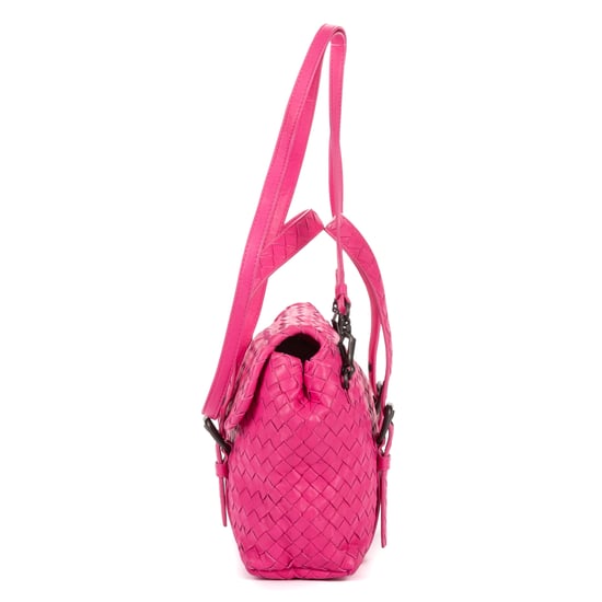 Bottega Veneta Flap Messenger en rosa Cuero de becerro - Image 3