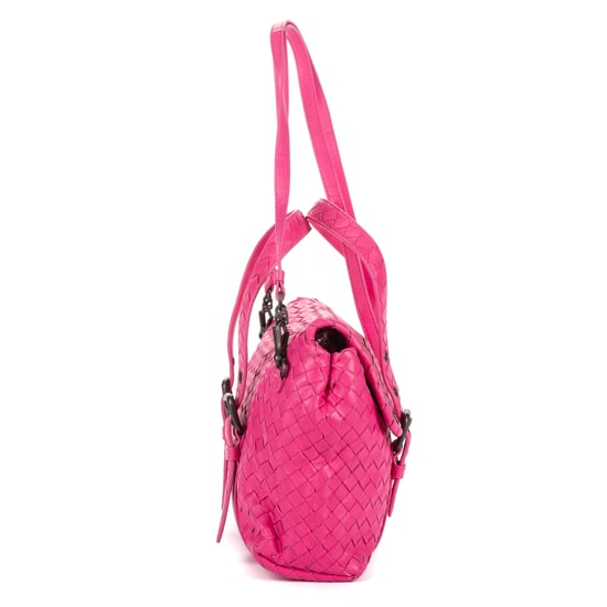 Bottega Veneta Flap Messenger en rosa Cuero de becerro - Image 4