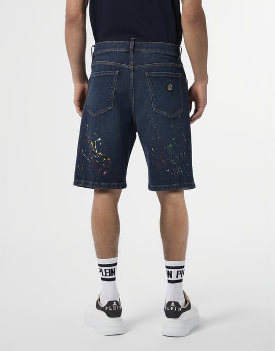 Denim Shorts Paint - Image 5