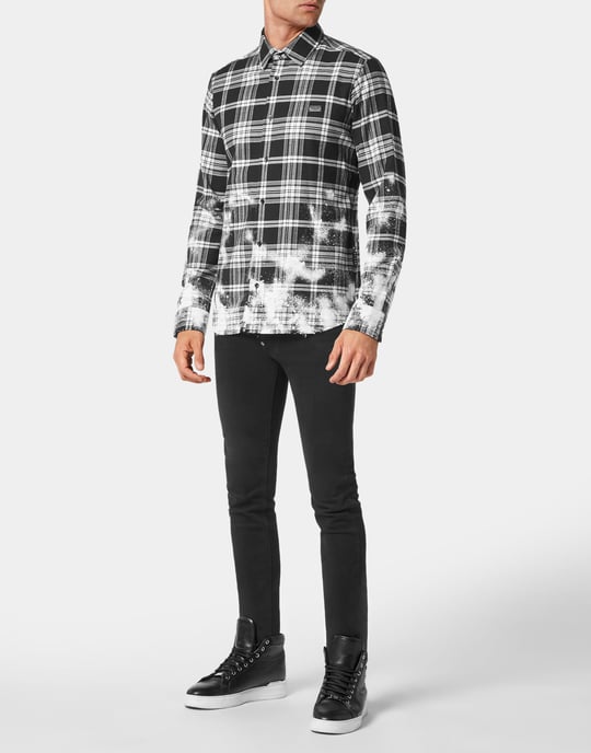 Camisa Slim Fit Gothic Plein - Image 4