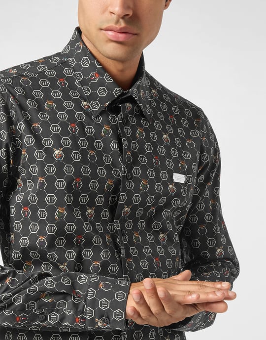 Camisa Sugar Daddy Cut Ls Monogram - Image 3