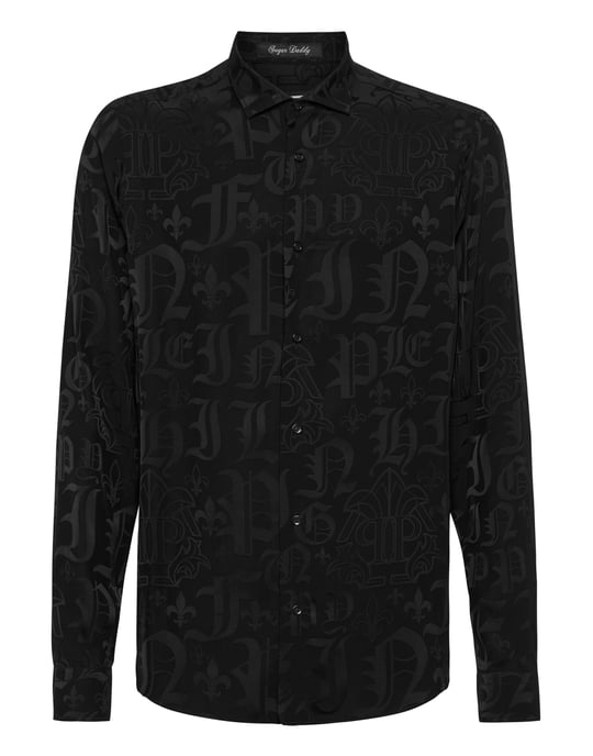 Camisa Slim Fit Monogram - Image 1