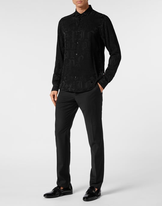 Camisa Slim Fit Monogram - Image 3