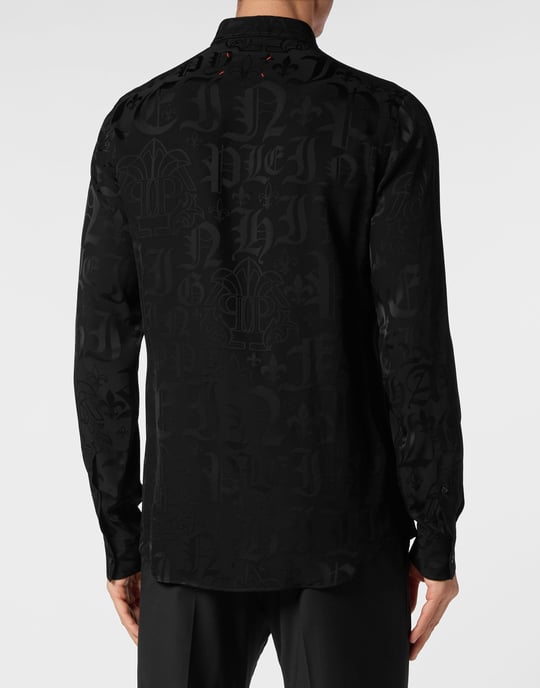 Camisa Slim Fit Monogram - Image 4