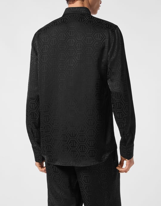 Camisa Slim Fit Monogram - Image 4