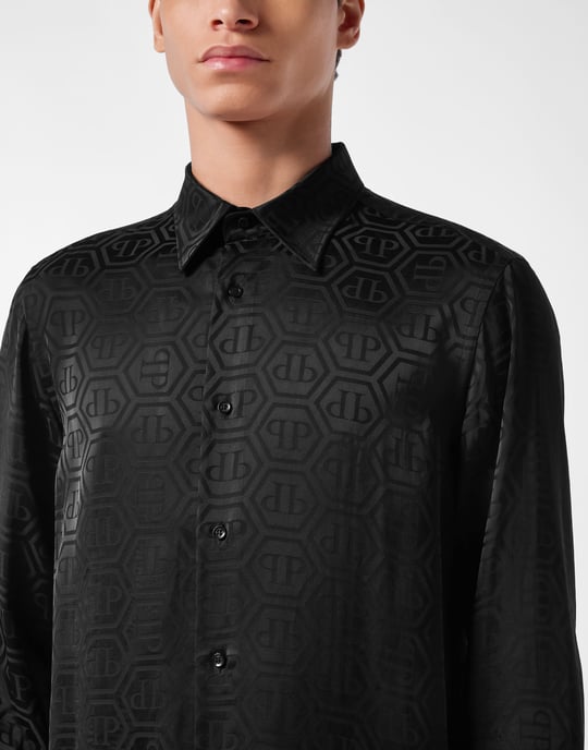 Camisa Slim Fit Monogram - Image 5