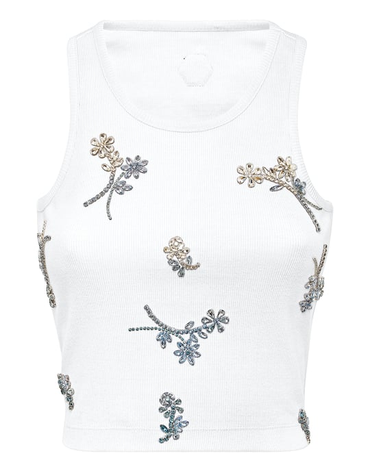 Camiseta De Tirantes Flowers - Image 1