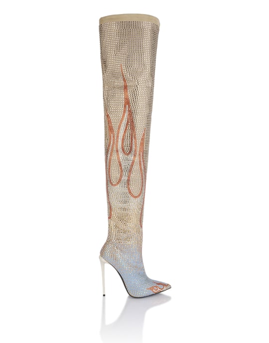 Botas De Tacón Alto Overknees Flame - Image 5