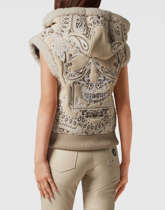 Chaleco De Piel Paisley - Image 3