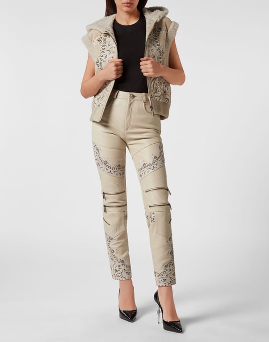 Chaleco De Piel Paisley - Image 4