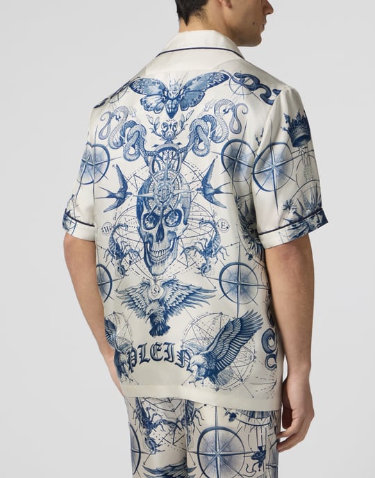 Silk Bowling Shirt All-Over Tattoo - Image 5