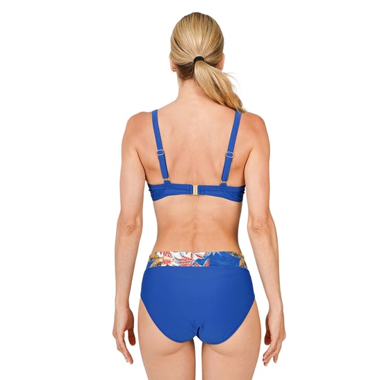 Bikini de mujer con aros y parte inferior de cintura alta TEGB1853C - Image 3