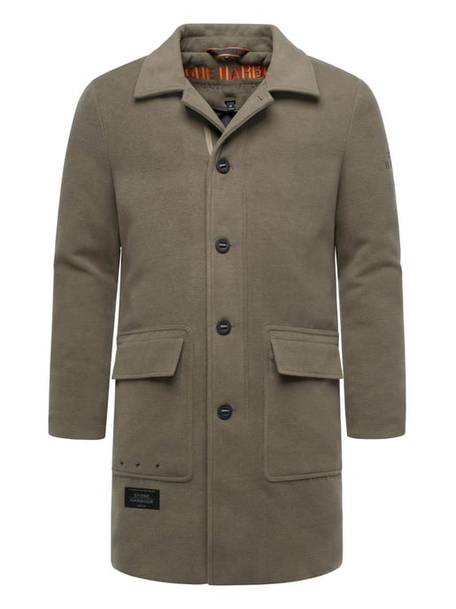 Abrigo para hombre Stone Harbour Thiagoo con interior desmontable y capucha - Image 3