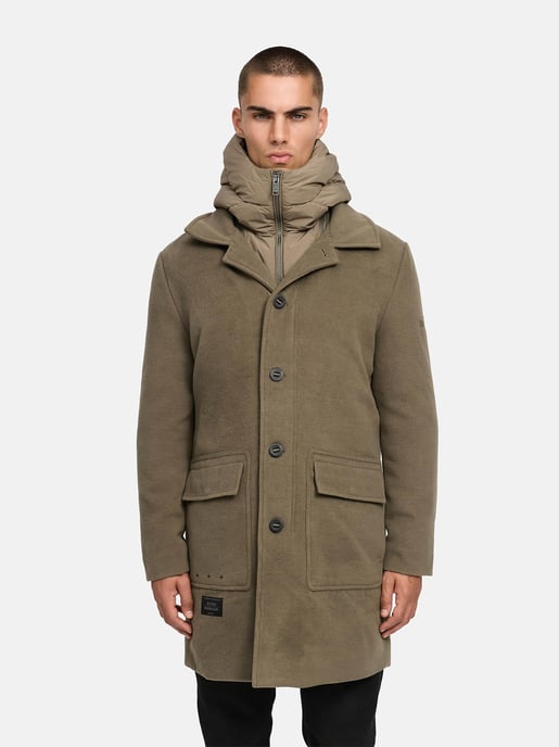 Abrigo para hombre Stone Harbour Thiagoo con interior desmontable y capucha - Image 6