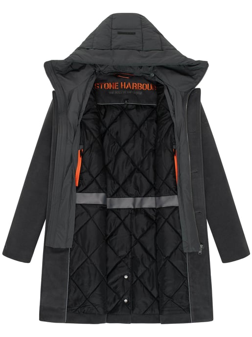 Abrigo para hombre Stone Harbour Thiagoo con interior desmontable y capucha - Image 5