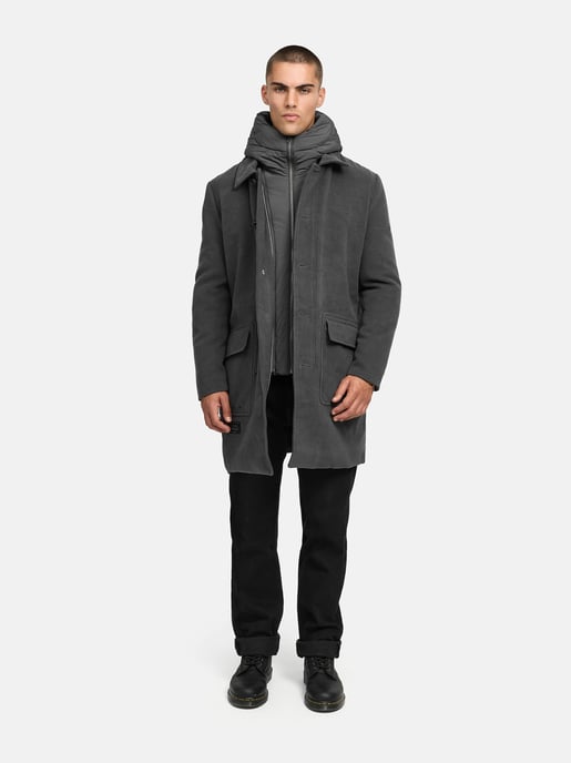 Abrigo para hombre Stone Harbour Thiagoo con interior desmontable y capucha - Image 6