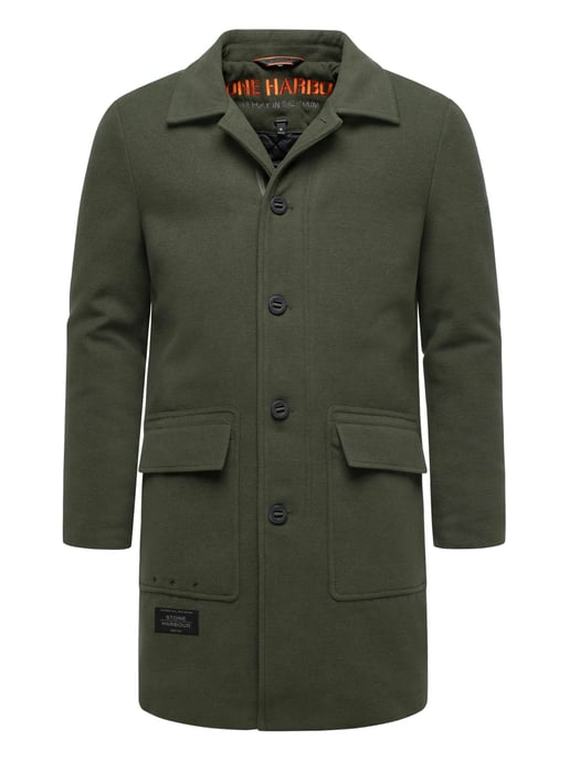 Abrigo para hombre Stone Harbour Thiagoo con interior desmontable y capucha - Image 3