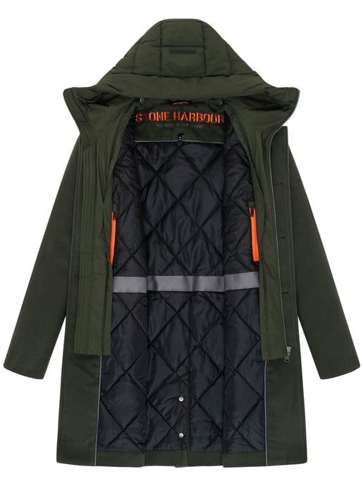 Abrigo para hombre Stone Harbour Thiagoo con interior desmontable y capucha - Image 5