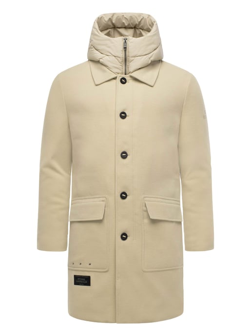 Abrigo para hombre Stone Harbour Thiagoo con interior desmontable y capucha - Image 2