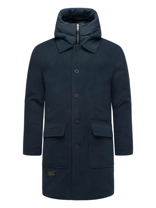 Abrigo para hombre Stone Harbour Thiagoo con interior desmontable y capucha - Image 2
