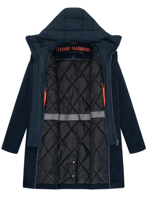 Abrigo para hombre Stone Harbour Thiagoo con interior desmontable y capucha - Image 5