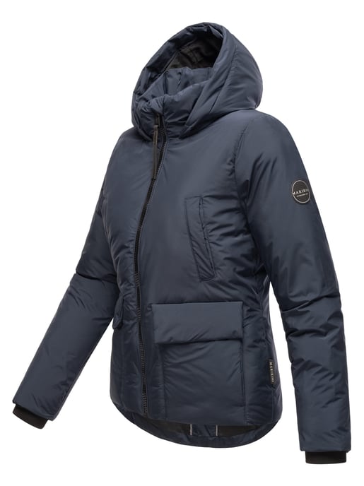 Chaqueta corta de invierno Marikoo con peluche y capucha – Morinaa - Image 4