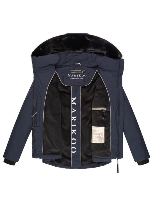 Chaqueta corta de invierno Marikoo con peluche y capucha – Morinaa - Image 6