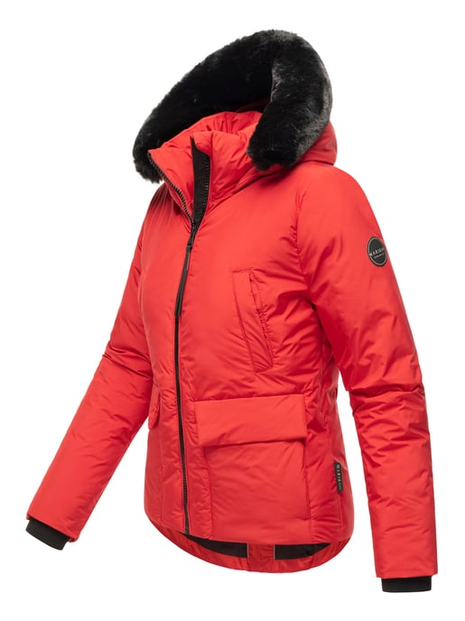 Chaqueta corta de invierno Marikoo con peluche y capucha – Morinaa - Image 3