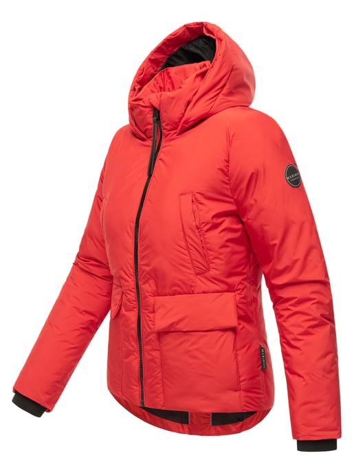 Chaqueta corta de invierno Marikoo con peluche y capucha – Morinaa - Image 4