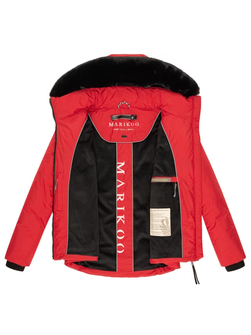 Chaqueta corta de invierno Marikoo con peluche y capucha – Morinaa - Image 6