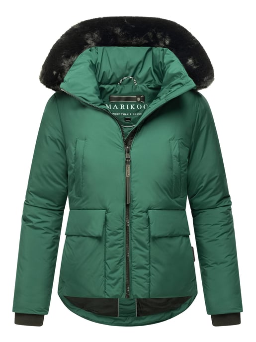 Chaqueta corta de invierno Marikoo con peluche y capucha – Morinaa - Image 1