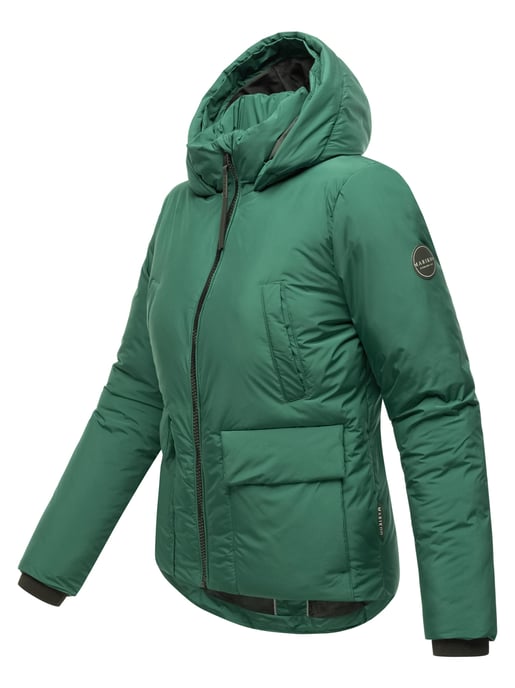 Chaqueta corta de invierno Marikoo con peluche y capucha – Morinaa - Image 4