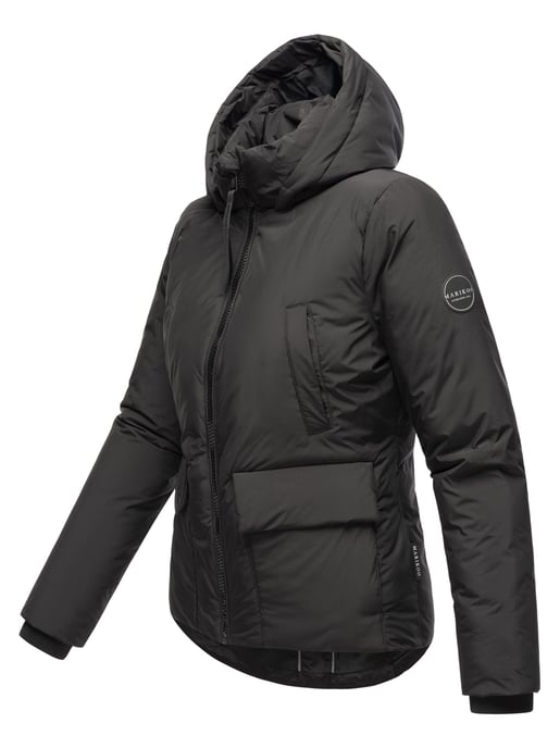 Chaqueta corta de invierno Marikoo con peluche y capucha – Morinaa - Image 4