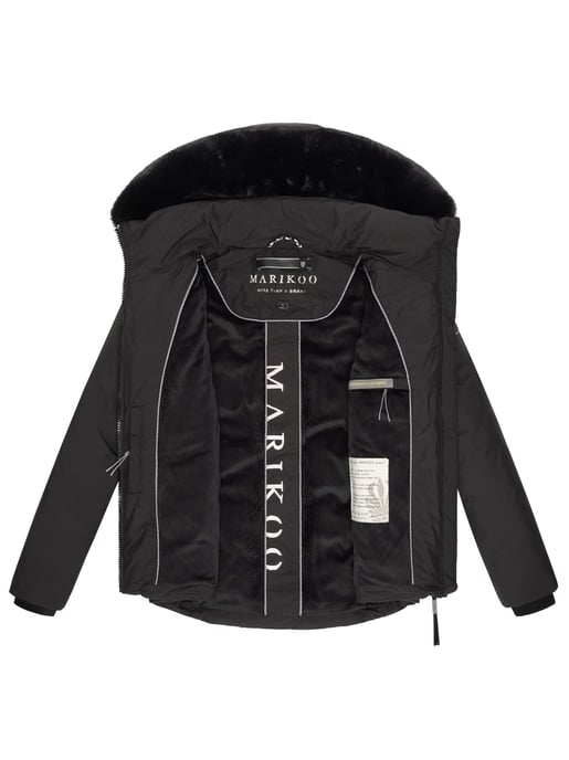 Chaqueta corta de invierno Marikoo con peluche y capucha – Morinaa - Image 6