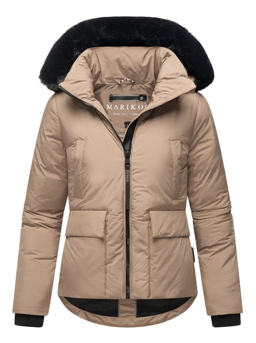 Chaqueta corta de invierno Marikoo con peluche y capucha – Morinaa - Image 1