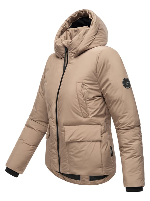 Chaqueta corta de invierno Marikoo con peluche y capucha – Morinaa - Image 4