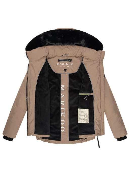 Chaqueta corta de invierno Marikoo con peluche y capucha – Morinaa - Image 6