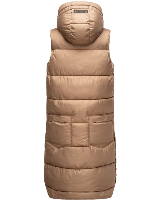 Chaleco acolchado mujer Marikoo Sayorii – largo, cálido y con capucha - Image 4