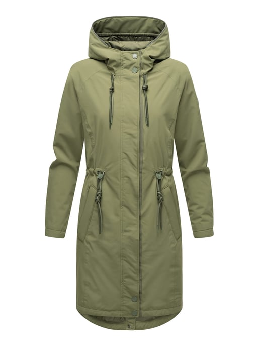 Chaqueta larga Marikoo con forro teddy & capucha – Megumii - Image 2
