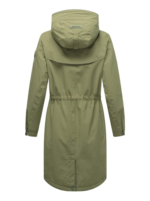 Chaqueta larga Marikoo con forro teddy & capucha – Megumii - Image 4