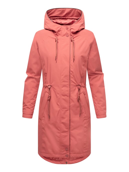 Chaqueta larga Marikoo con forro teddy & capucha – Megumii - Image 2
