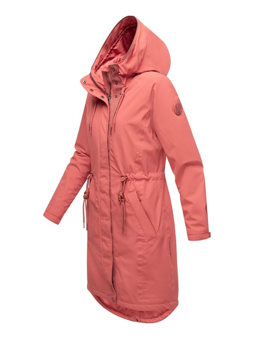 Chaqueta larga Marikoo con forro teddy & capucha – Megumii - Image 3