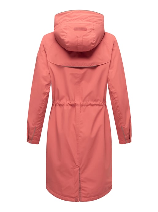 Chaqueta larga Marikoo con forro teddy & capucha – Megumii - Image 4