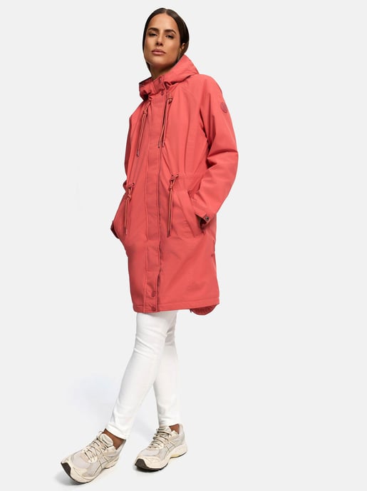 Chaqueta larga Marikoo con forro teddy & capucha – Megumii - Image 6