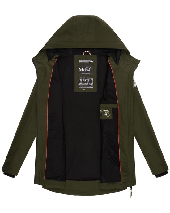 Chaqueta de entretiempo para mujer Marikoo Honigbeere con capucha - Image 6